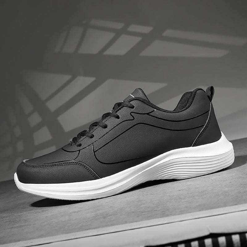 Nuevos zapatos para correr para hombre, zapatillas cálidas de invierno para hombre, zapatos antideslizantes transpirables para caminar para hombre, zapatos informales suaves con cordones, ligeros
