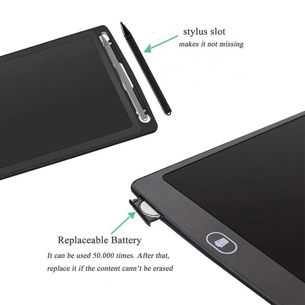 Tablero de Dibujo Electrónico LCD 8.5 / 12 Pulgadas para Niños
