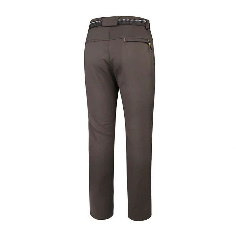 Pantalones de senderismo gruesos y cálidos de lana para mujer, pantalones impermeables a prueba de viento para exteriores, pantalones de lluvia de concha suave, pantalones de esquí para senderismo y acampada