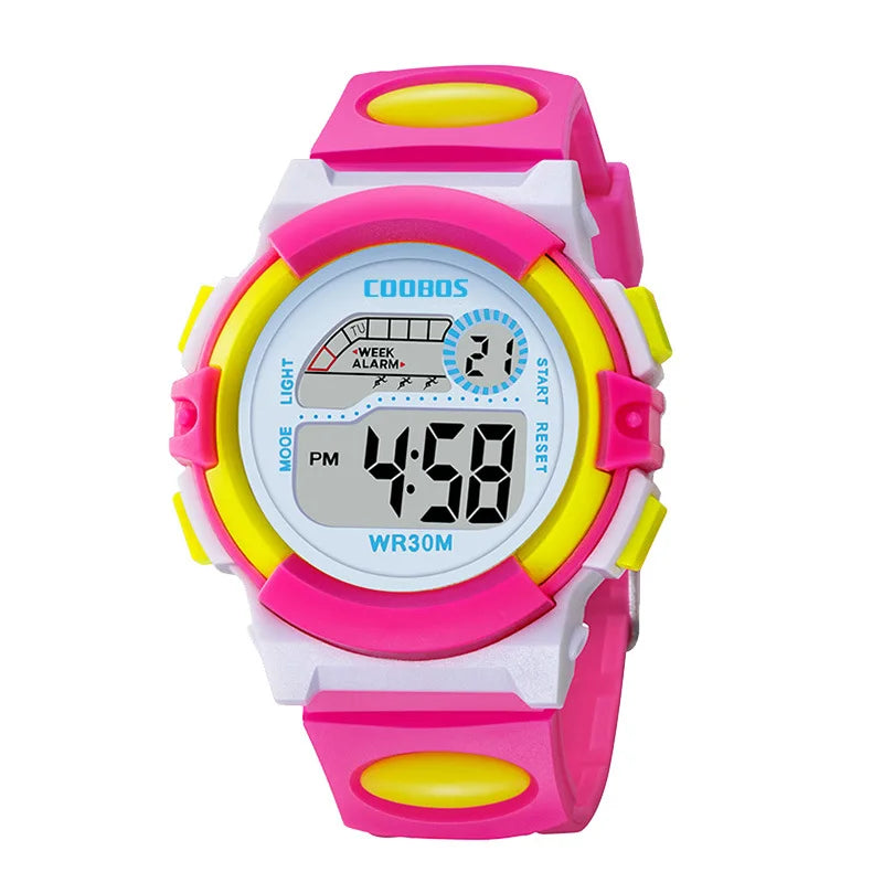 Nuevo reloj militar para niño, niño, niña, deporte, relojes digitales para niños, alarma, fecha, relojes luminosos impermeables, reloj electrónico para estudiantes