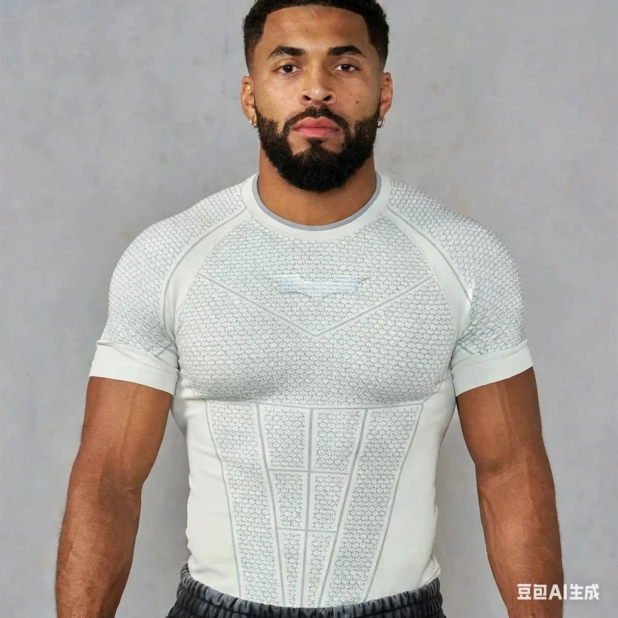 Camiseta Deportiva para Hombre, Secado Rápido, Gym y Culturismo