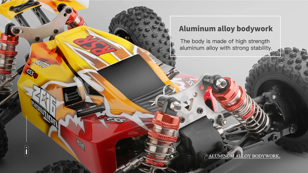 WLtoys 144001 144010   Coche teledirigido sin escobillas 1:14 2,4G 4WD eléctrico de alta velocidad todoterreno Control remoto coche de carreras de deriva 1/14 juguetes de regalo