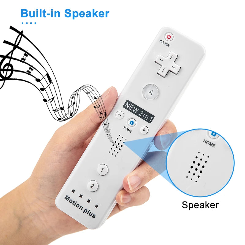 Pack 2 Controles Motion Plus con Nunchuck para Nintendo Wii