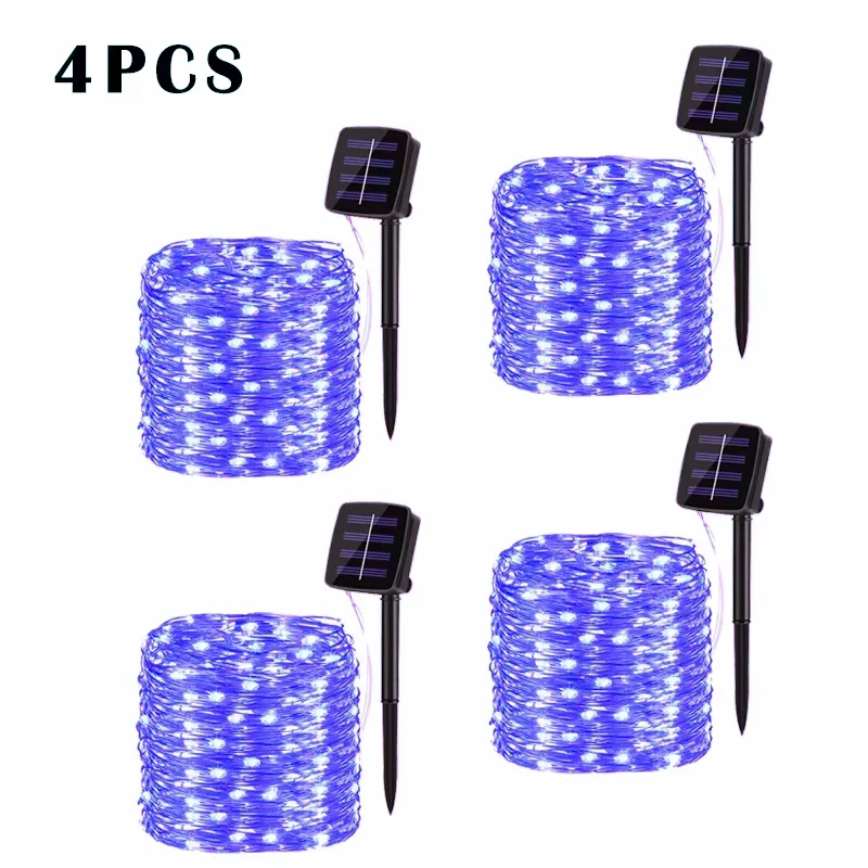 Guirnalda LED Solar para Jardín 7-32M - Impermeable IP65 8 Modos