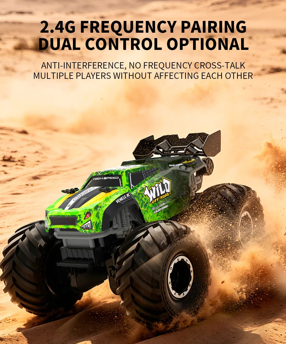 Monster Truck RC Anfibio 4WD Control Remoto Tierra y Agua