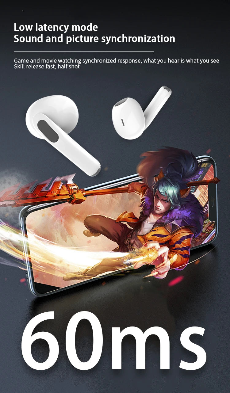 Auriculares Bluetooth TWS UEESFIT A6 con ENC y Estuche de Carga