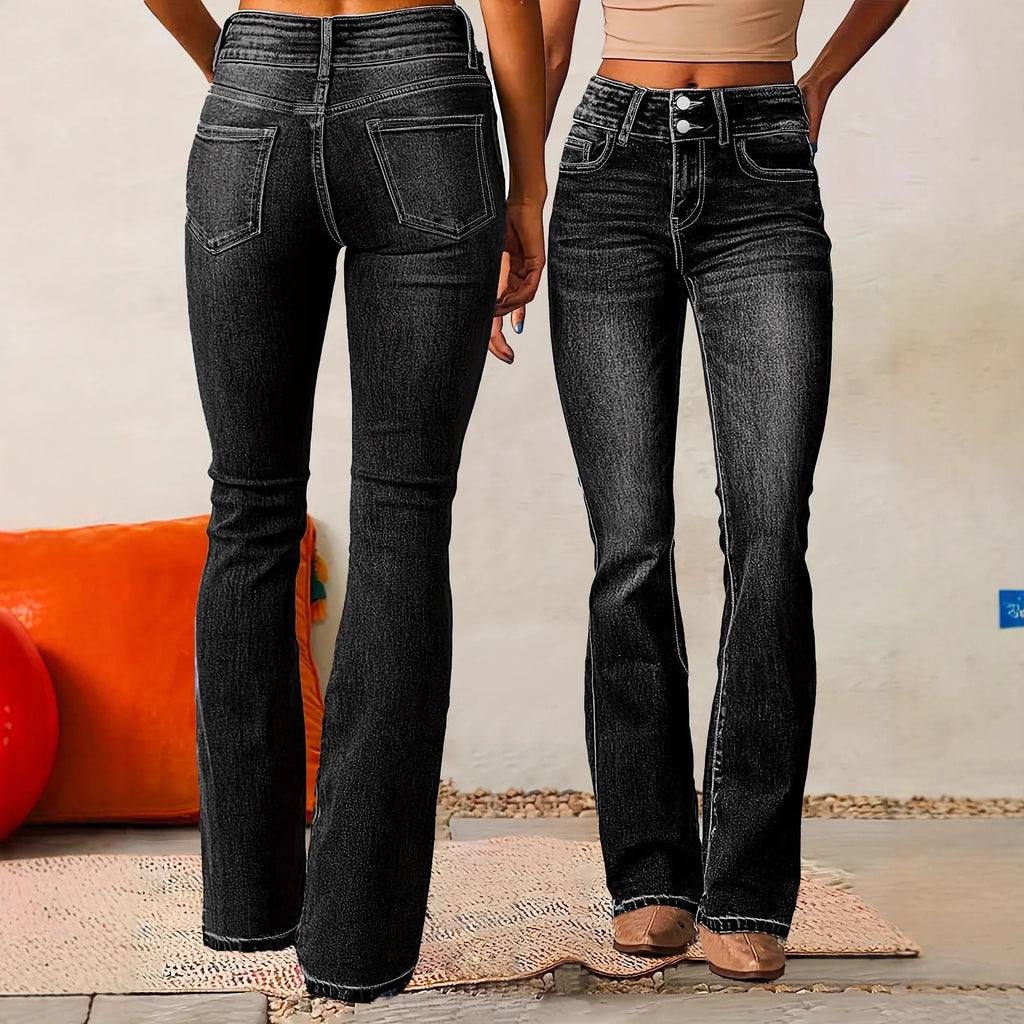 Pantalones de Mezclilla Elástica para Mujer