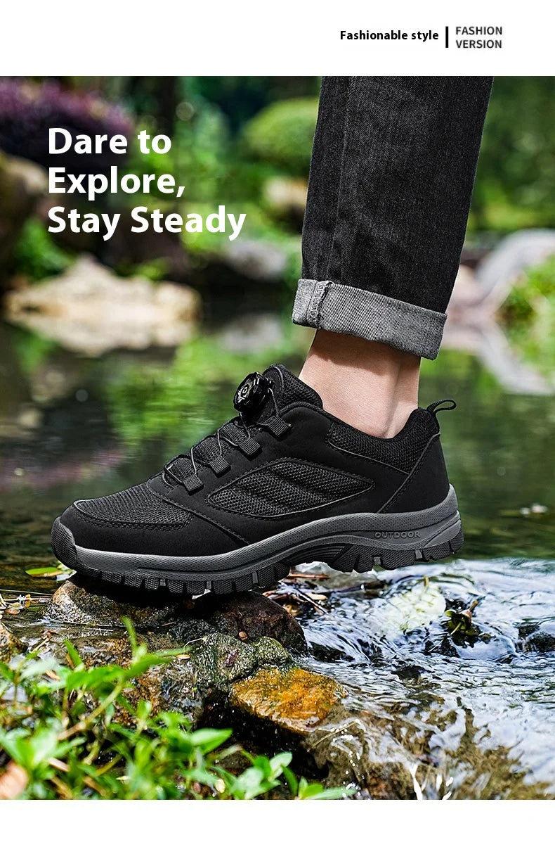 Zapatillas Deportivas Hombre con Hebilla Giratoria - Senderismo 39-48