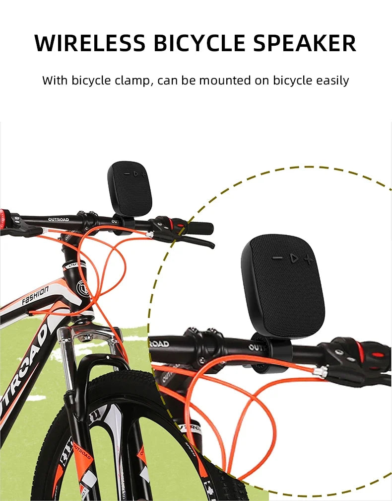 Altavoz Bluetooth inalámbrico para bicicleta, Mini Subwoofer portátil resistente al agua, Caja De Som, caja De sonido, música, Bocina, Coluna Blootooth