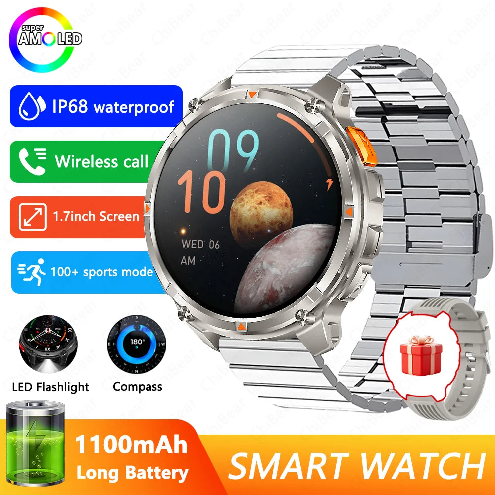 T-Rex3 Ultra Reloj Inteligente 1100mAh 5ATM