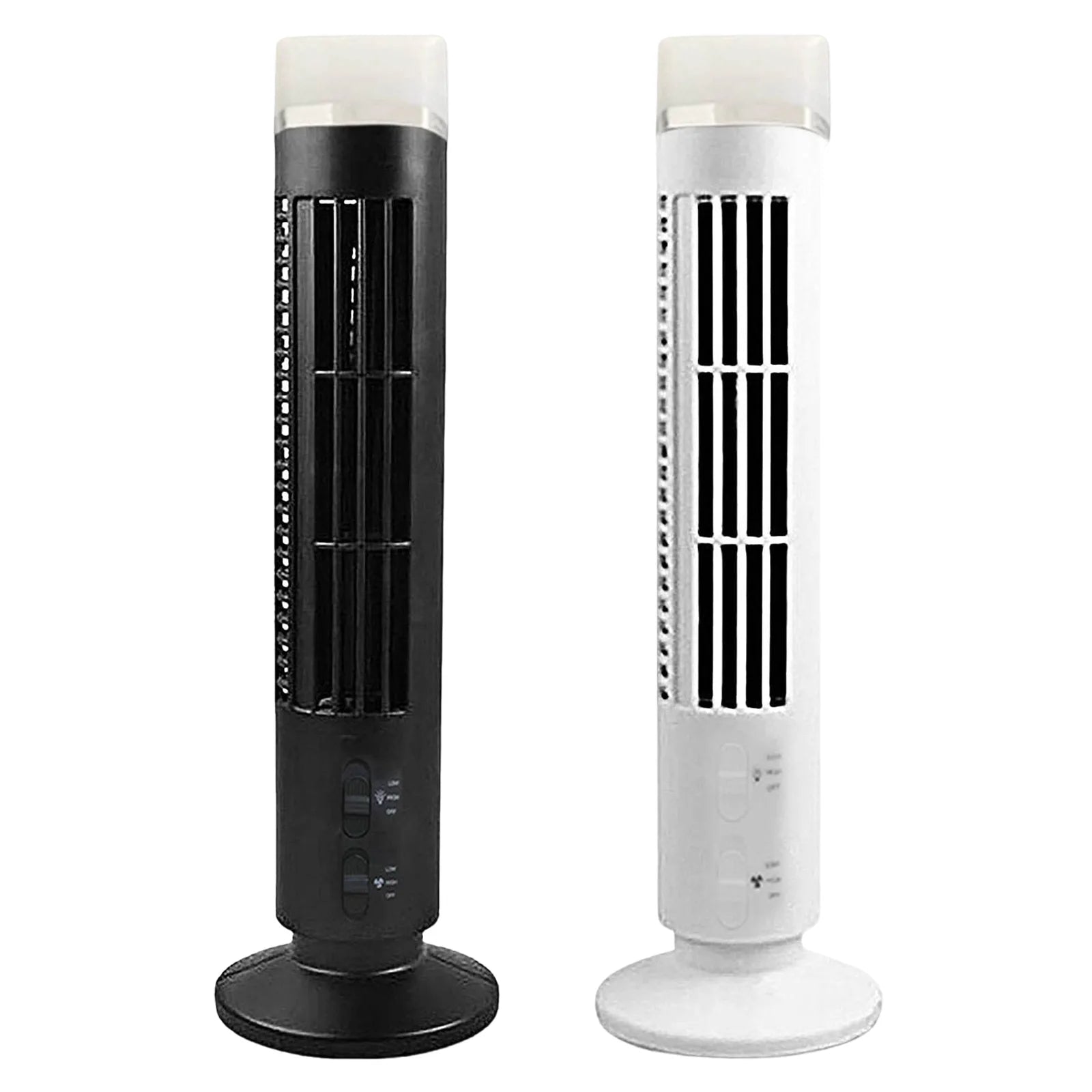 Ventilador de Torre Mini Sin Aspas con Luz y Alimentación USB