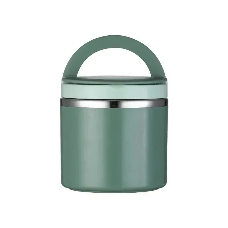 Lonchera mini aislada de acero inoxidable con tapa sellada