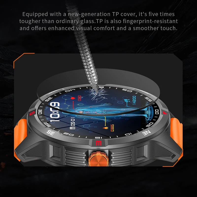 Reloj Inteligente GPS Brújula Bluetooth Deportivo