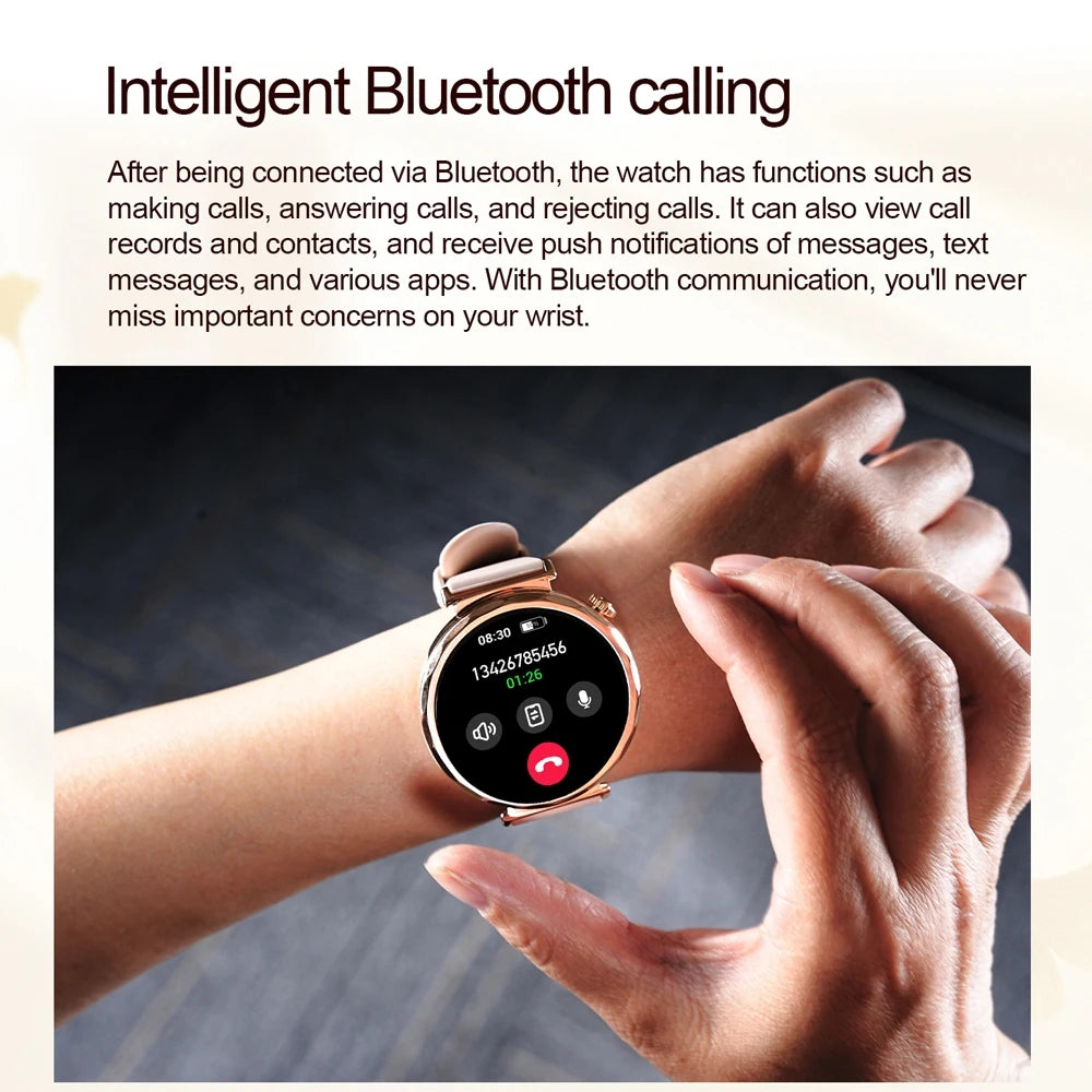 Reloj Inteligente Mujer AMOLED Bluetooth IP68
