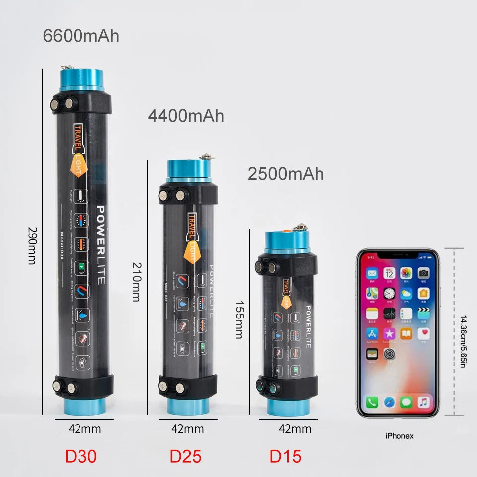 Luz LED Portátil Recargable para Acampar con Imán