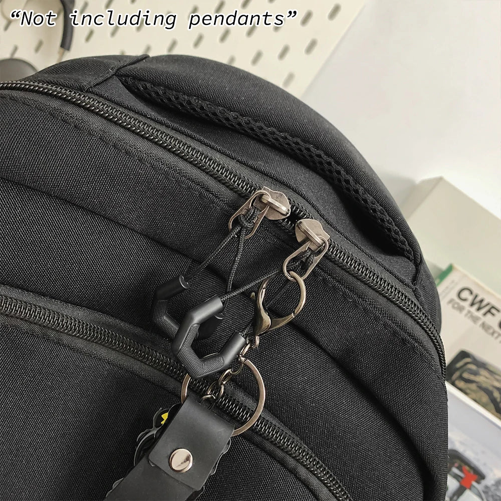 Mochila de Nailon Gran Capacidad con Bolsillo Oculto para Escuela y Viajes