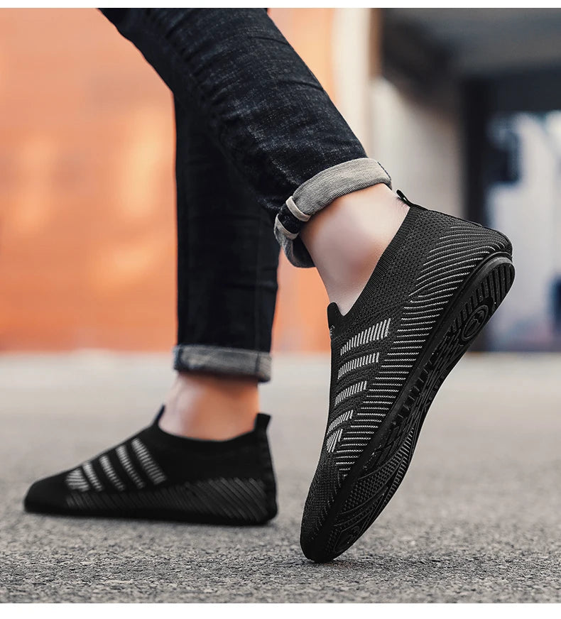 YRZL, mocasines de malla para hombre, mocasines para conducir, zapatos planos con parte inferior fina para caminar, mocasines informales antideslizantes transpirables, zapatos de verano para hombre