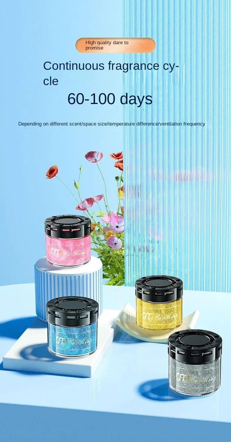 Crema aromática sólida montada en el coche con una fragancia ligera y duradera, así como fragancia floral Osmanthus para Interior De