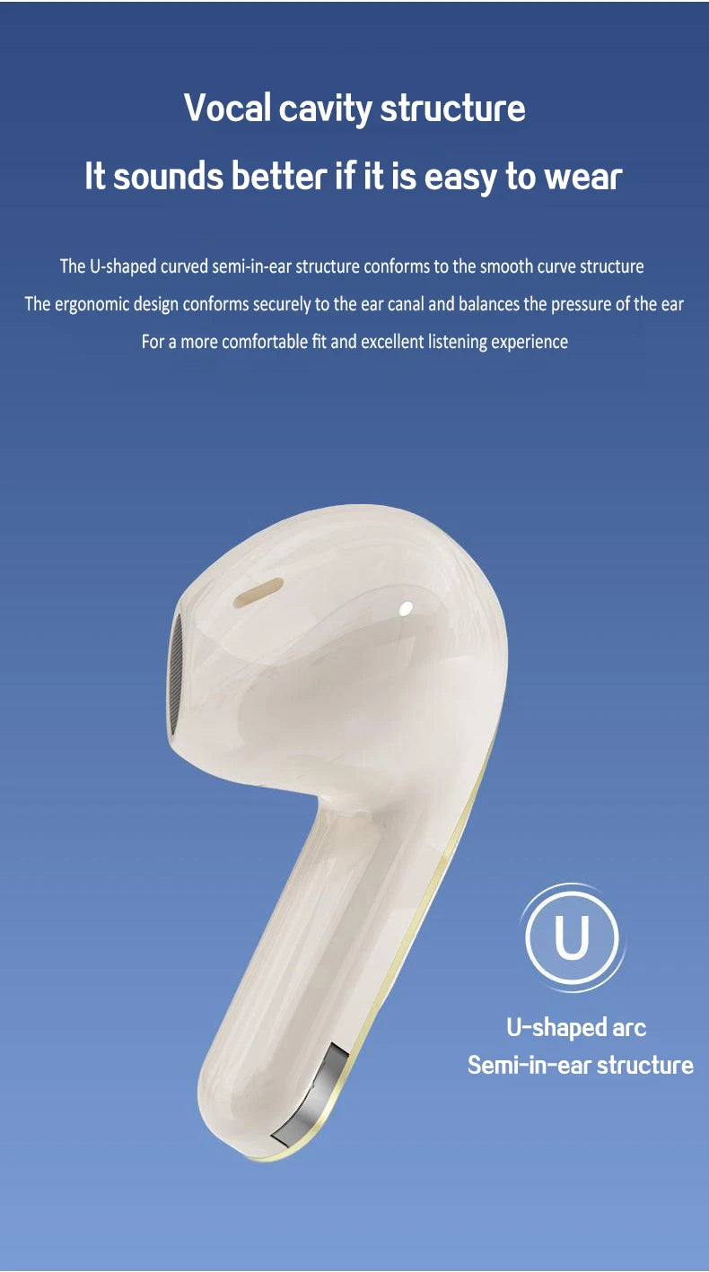 Auriculares Bluetooth TWS Inalámbricos con Reducción de Ruido ENC