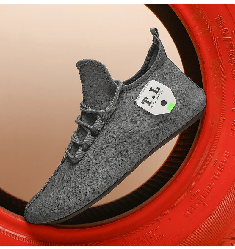 YRZL mocasines de malla para hombre, mocasines para conducir, zapatos planos de alta calidad para caminar, mocasines informales antideslizantes transpirables, zapatos de verano para hombre