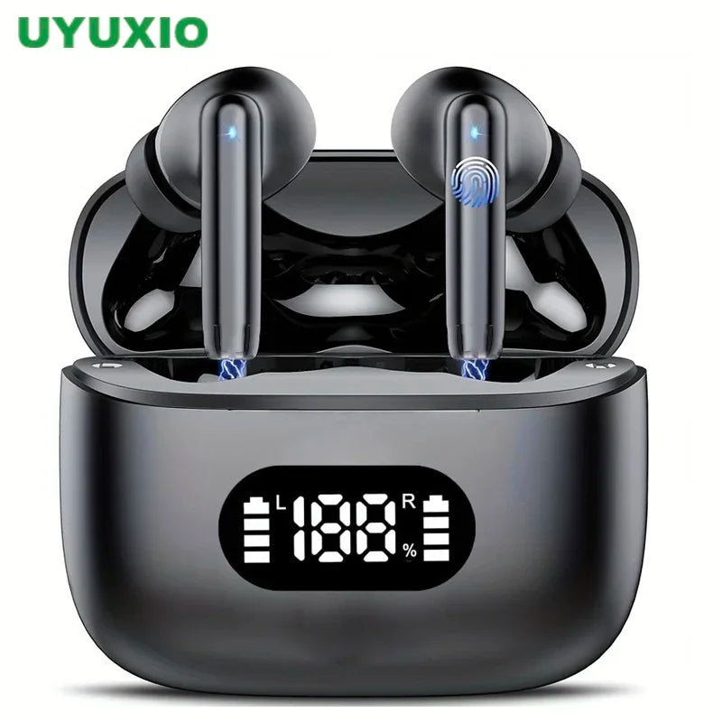 Auriculares Inalámbricos Bluetooth 5.3 ANC con Pantalla LED