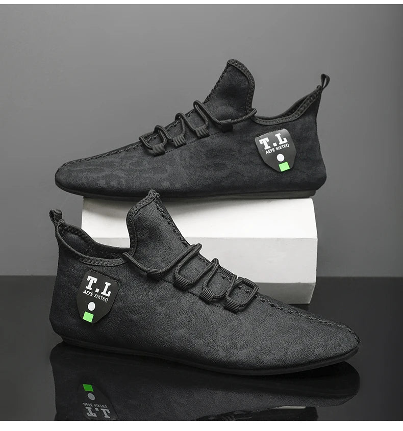 YRZL mocasines de malla para hombre, mocasines para conducir, zapatos planos de alta calidad para caminar, mocasines informales antideslizantes transpirables, zapatos de verano para hombre