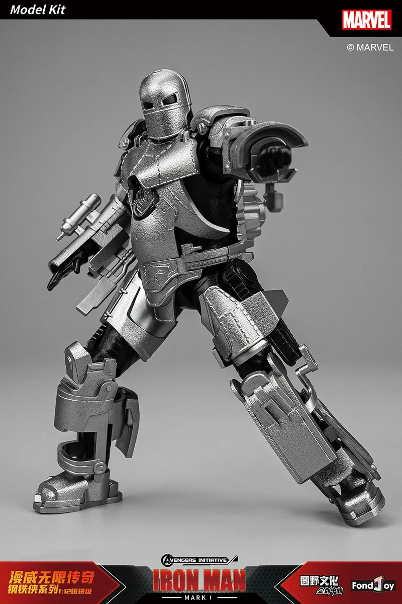 Caliente Fondjoy Marvel IronMan MK3 ensamblar juguetes Iron Man modelo 15cm Material ABS 1/12 escala figuras de acción juguetes niño regalos de cumpleaños