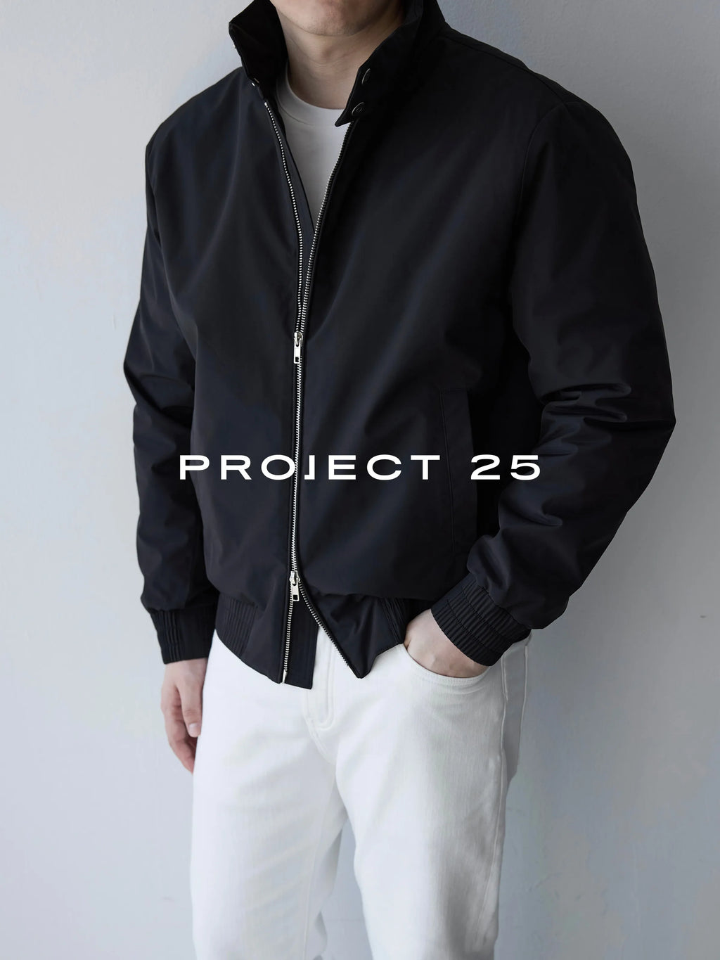 Chaqueta Acolchada con Cuello Alto para Hombre | Cortavientos Impermeable