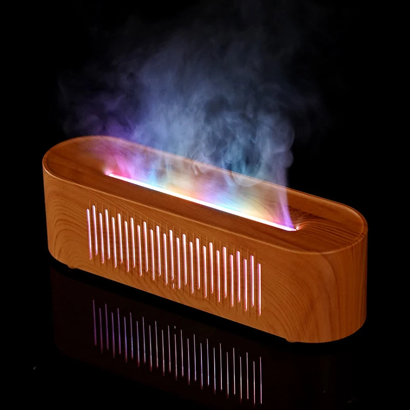 Humidificador de aromaterapia con efecto llama