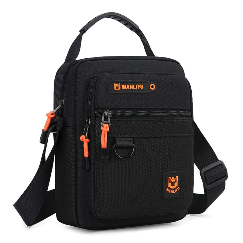 Bolso Cruzado Multifuncional para Hombre, Correa Ajustable