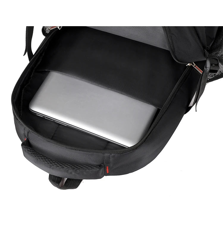 Mochila Unisex Impermeable para Laptop con Múltiples Bolsillos