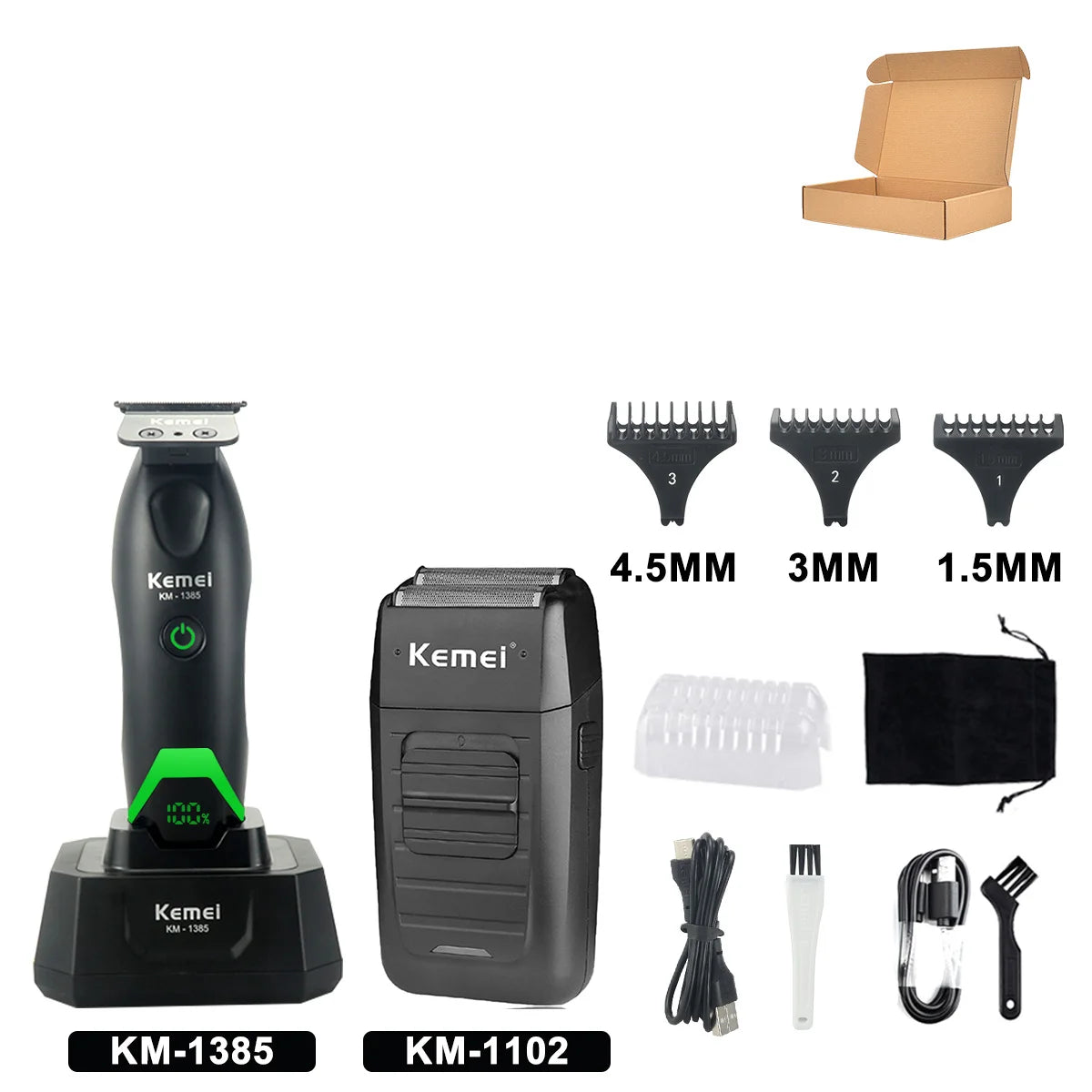 Cortadora de Pelo Profesional para Hombre, Cuchilla DLC, Motor DCM 7500 RPM
