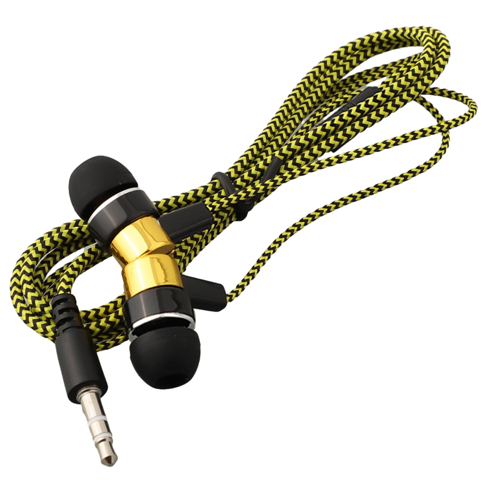 Experimente graves potentes con auriculares internos con cable, auriculares estéreo de 3,5 mm para dispositivos móviles, diseño con aislamiento de ruido