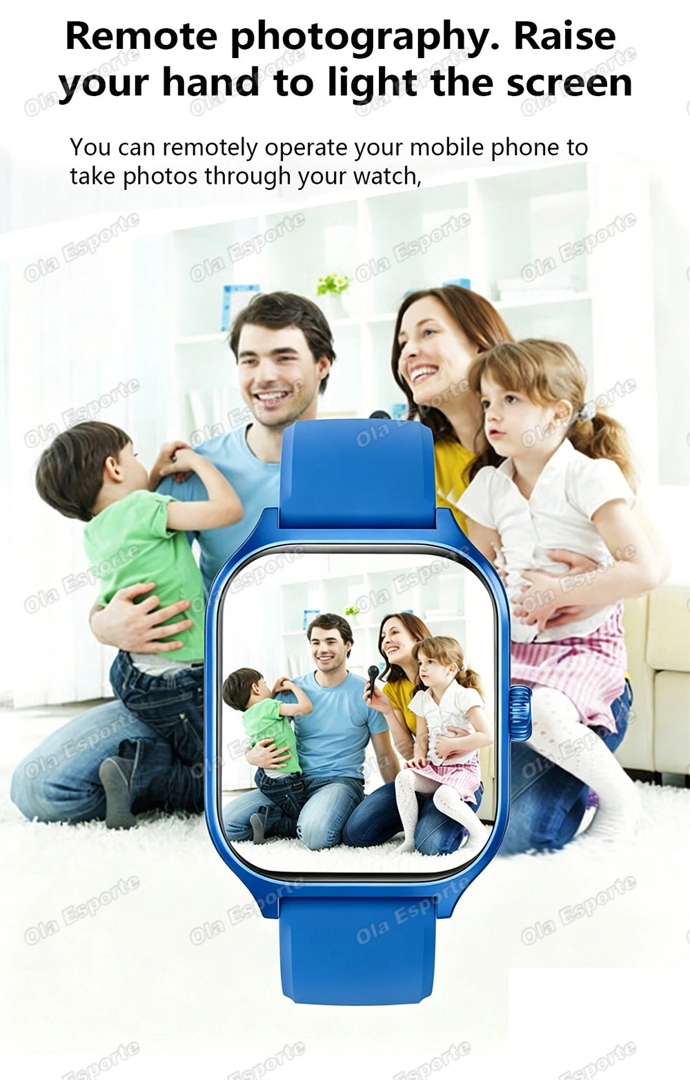 Reloj Inteligente para Hombre y Mujer, 2.01'', Resistente al Agua, Deportivo, con Respuesta a Llamadas, Monitor de Sueño, Podómetro, Alertas de Información, Nuevo