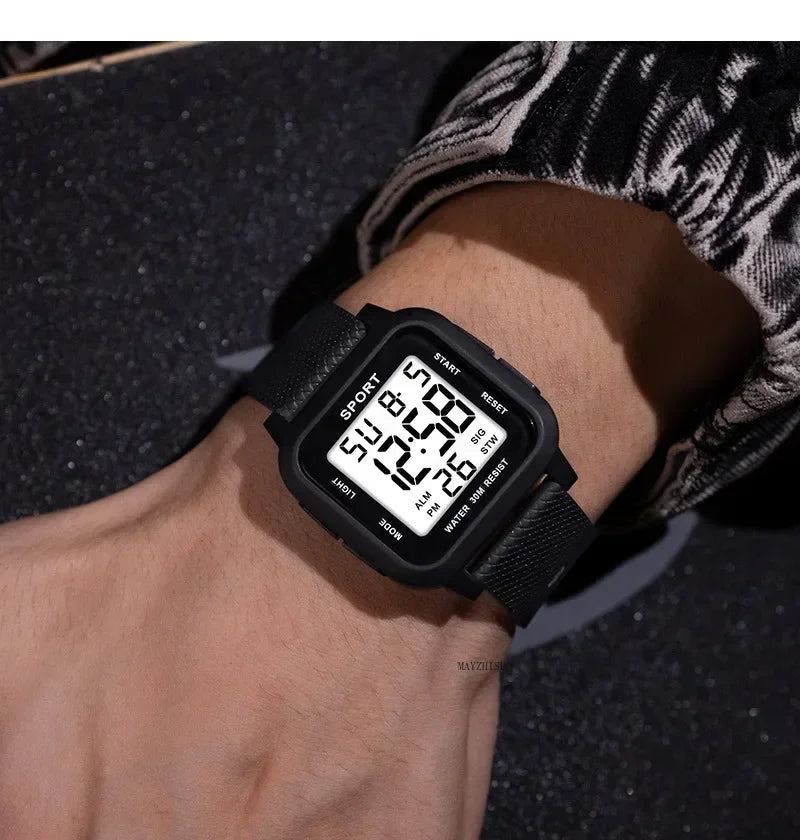 Reloj Deportivo Ultrafino Luminoso MAYZHISU Pareja