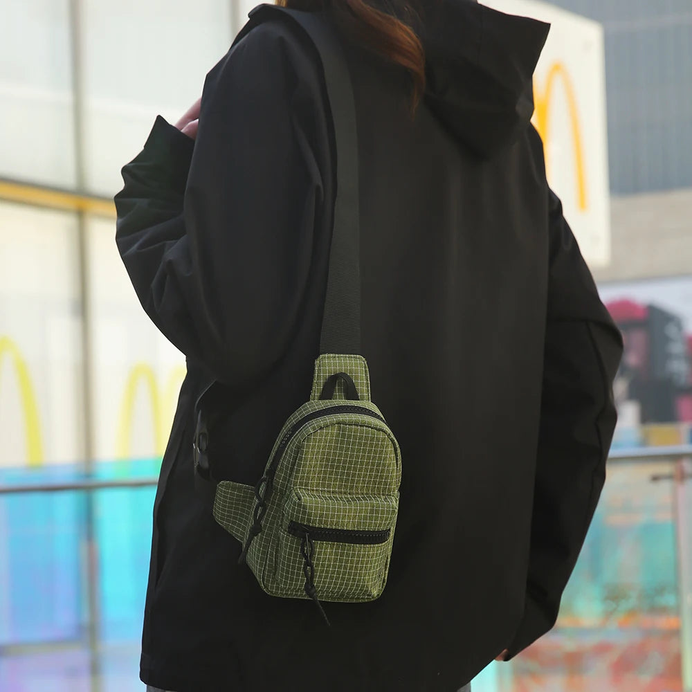 Bolso Cruzado Unisex para Hombre, Liviano para Deportes y Uso Diario