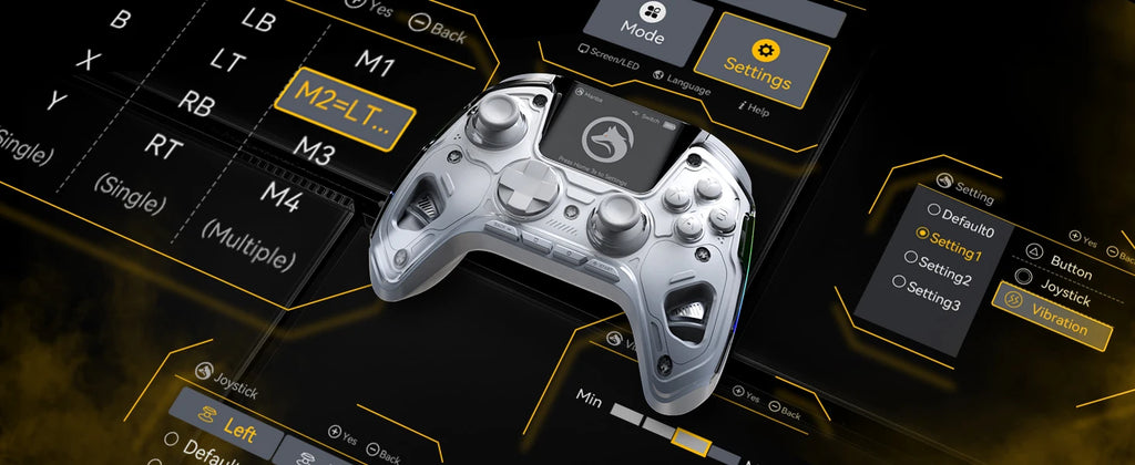 Controlador de juegos inalámbrico Mamba One V2 para iOS/Android/Switch/PC efecto Hall Stick luz RGB 1800mAh con base de carga