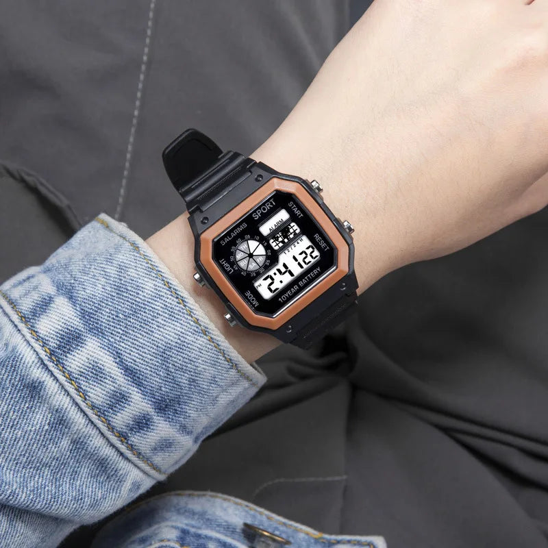 Reloj Deportivo Digital LED YIKAZE para Hombre