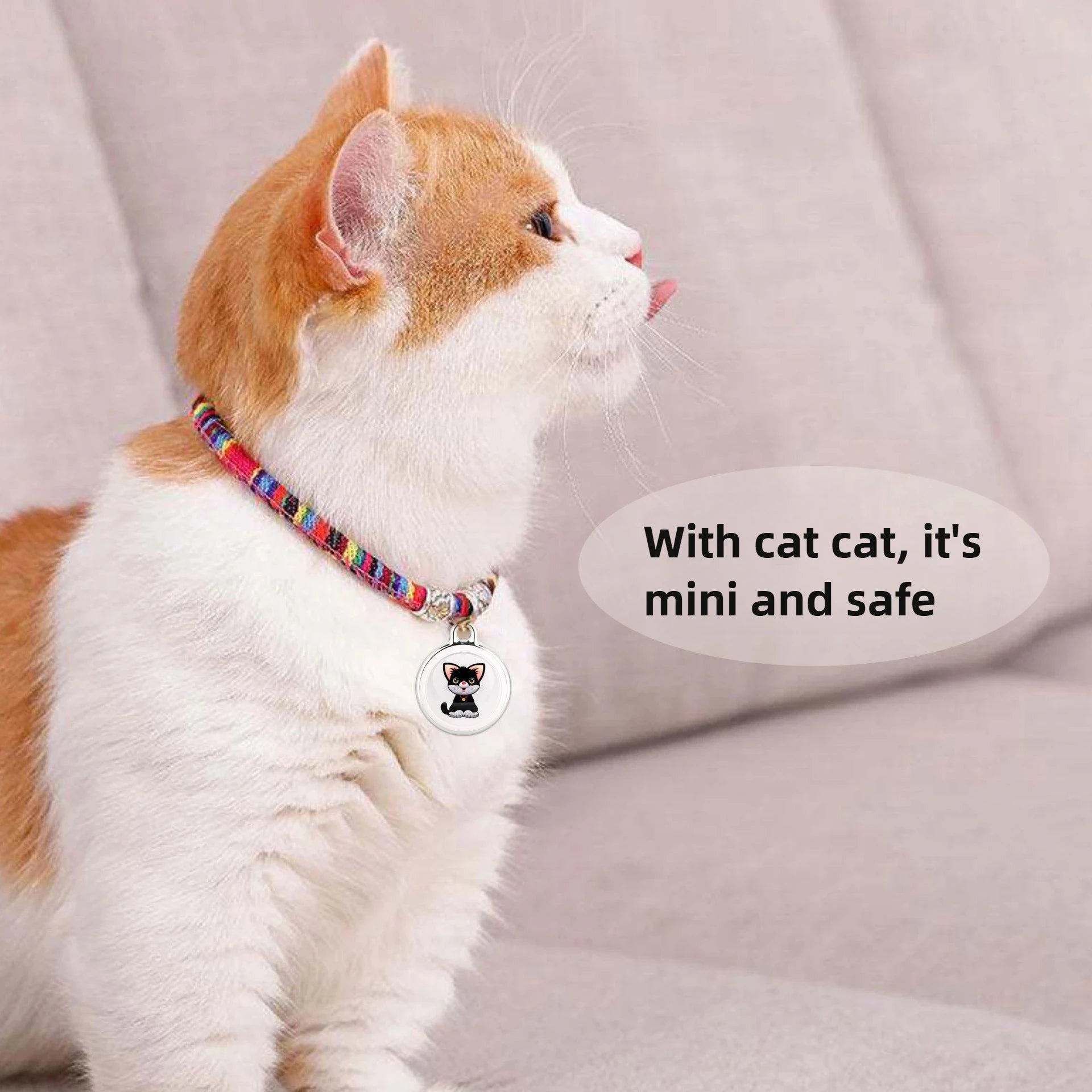 Localizador GPS Antipérdida para Mascotas, Rastreo en Tiempo Real, Compatible con Bluetooth, Resistente al Agua, Localizador Inteligente para Perros y Gatos