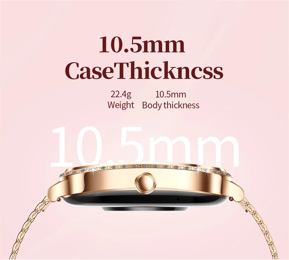 Reloj Inteligente Mujer HD 1.75 Fitness Bluetooth