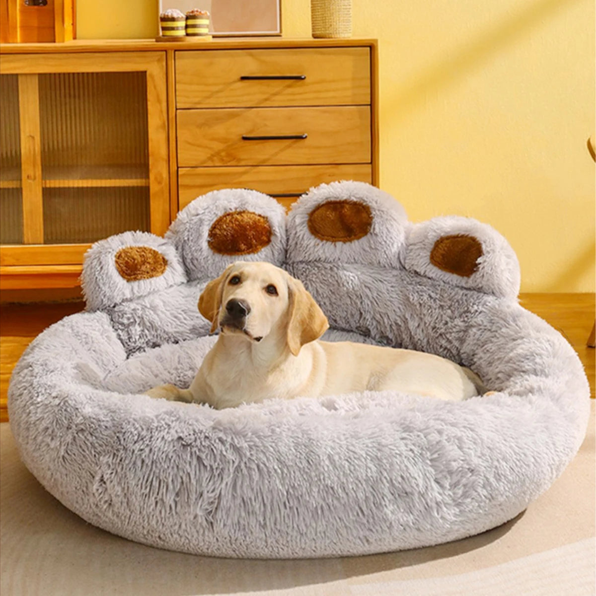 Cama Esponjosa para Mascotas – Suave y Cálida para Perros y Gatos