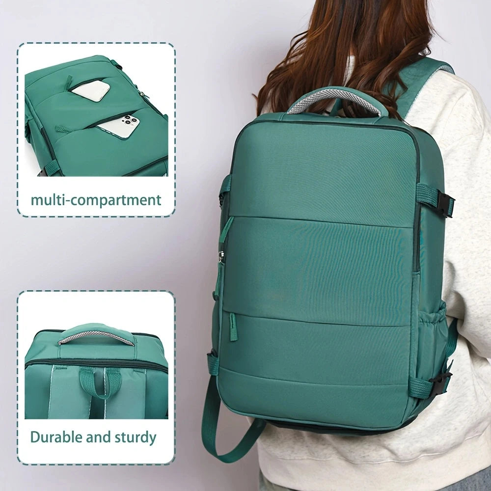 Mochila Liviana de Viaje Unisex Gran Capacidad Varios Colores