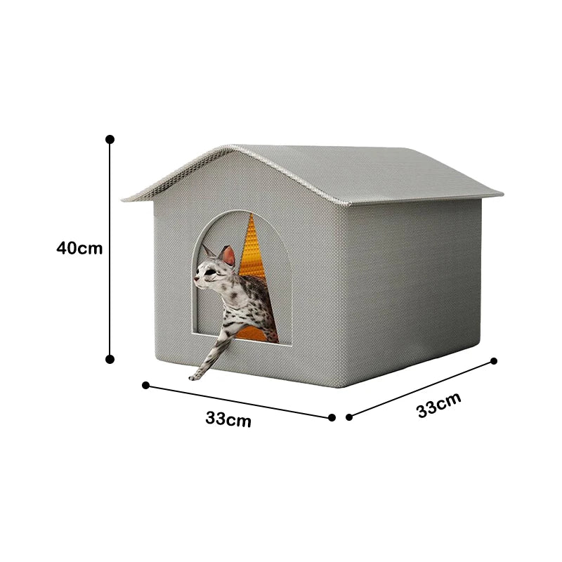 Casa Plegable para Mascotas — Refugio Impermeable Interior y Exterior