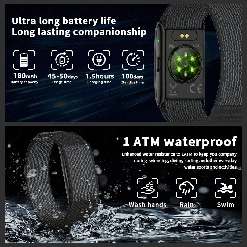 Reloj Inteligente sin Pantalla con HRV y Presión