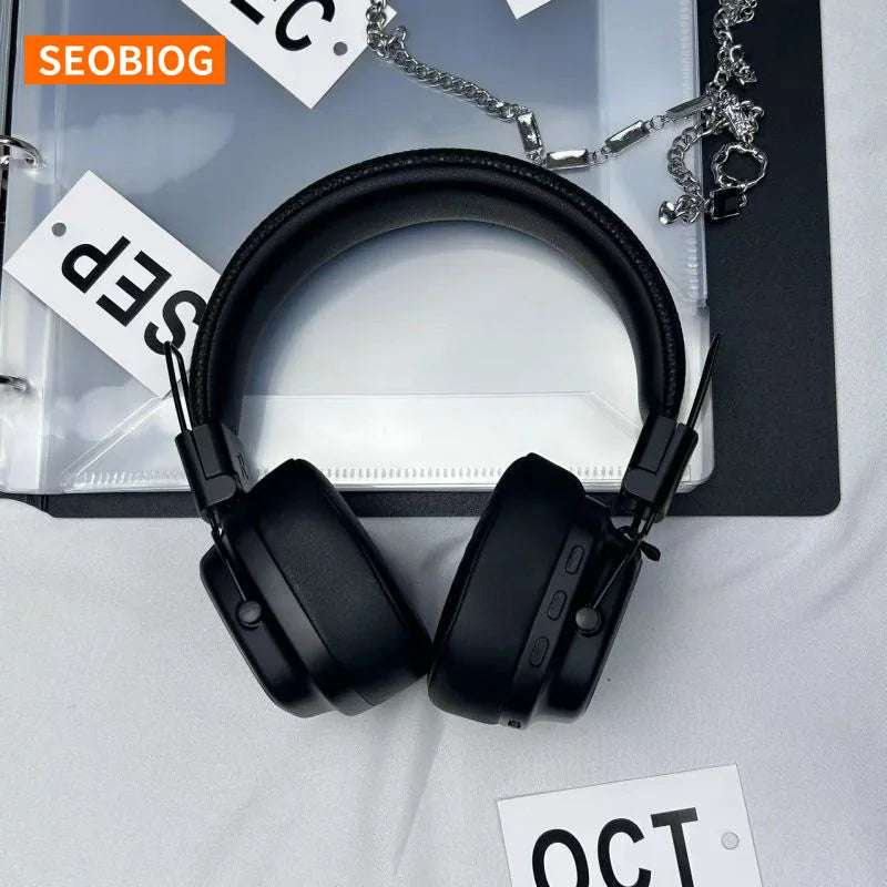 SEOBIOG Auriculares Bluetooth 5.3 Conexión Estable PC