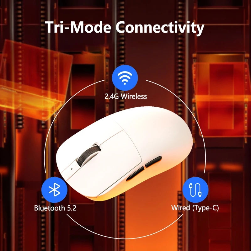Mouse Gamer Lenovo Tri-Mode, 6000 DPI, RGB, Bluetooth y USB-C