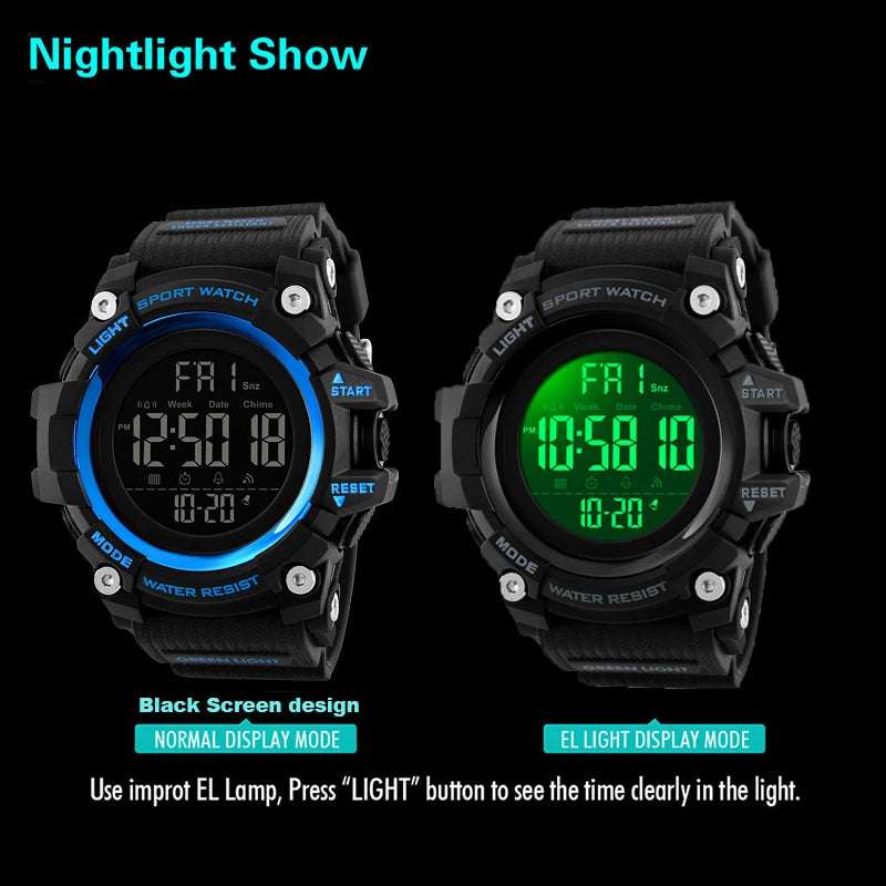 Reloj Deportivo YIKAZE 50MM Digital LED Militar