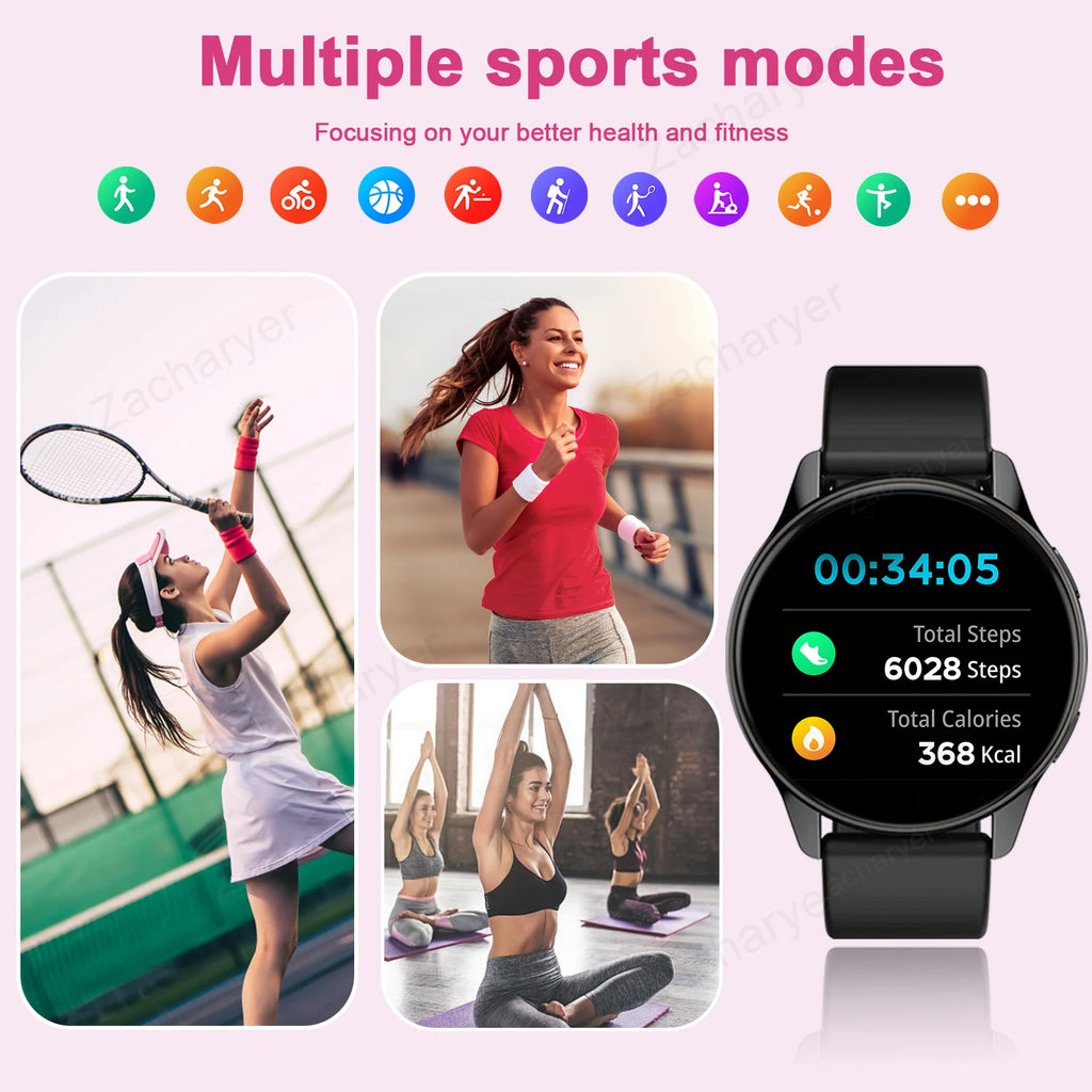 Reloj Inteligente T2 Pro con Llamadas, Modos Deportivos y Fondo Personalizable