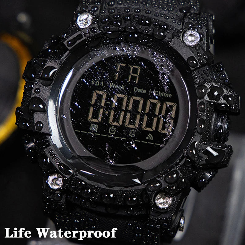 Reloj Deportivo YIKAZE 50MM Digital LED Militar