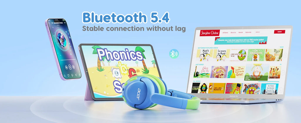 Acer OHR725 Auriculares Infantiles Bluetooth 5.4 85dB